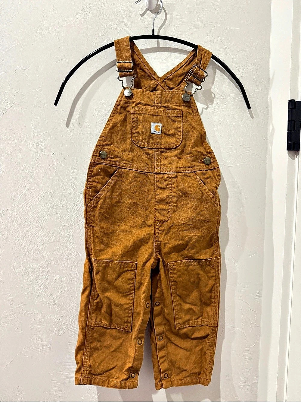 Carhartt Infant/Toddler Overall Brown 24M